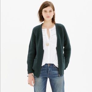 Madewell Zip Cardigan with Pockets